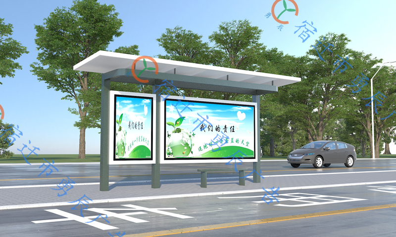 湖南候車亭首批發(fā)貨